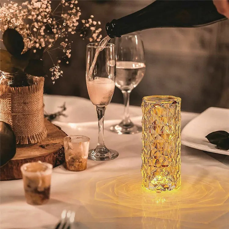 Crystal Diamond Table Lamp