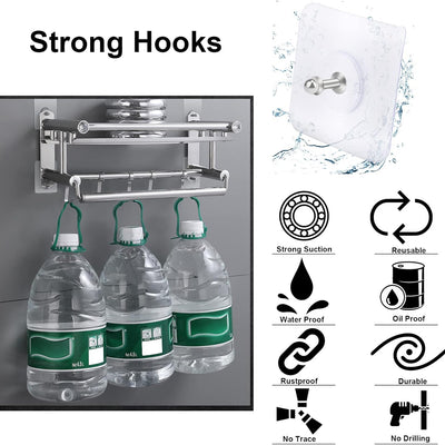 ( 10pcs ) Self Adhesive Wall Screw Hanging Hooks