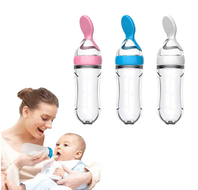 Silicone Baby Spoon Feeder