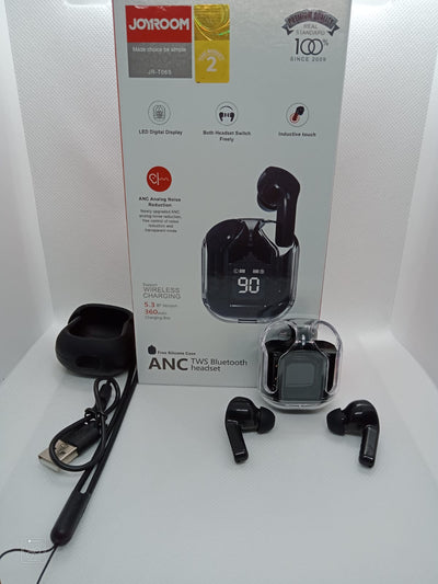 Joyroom Wireless Earbuds With Silicone Case, Black